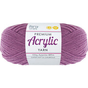 Acrylic Yarn 100g 189m 8ply Lilac - Porta Craft | Craft Vault Australia