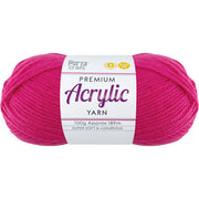 Acrylic Yarn 100g 189m 8ply Hot Pink