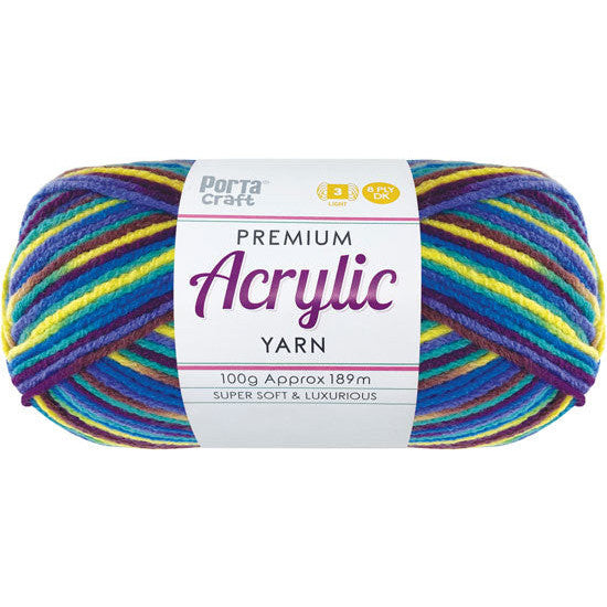 Acrylic Yarn 100g 189m 8ply Aqua Marine