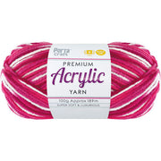 Acrylic Yarn 100g 189m 8ply Rose