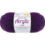 Acrylic Yarn 100g 189m 8ply Purple