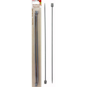 Knitting Needles Resin Coated 35cm x 4.00mm 2pk