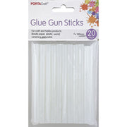 Hot Glue Sticks 7.2mm x 100mm 20 Pack – Clear
