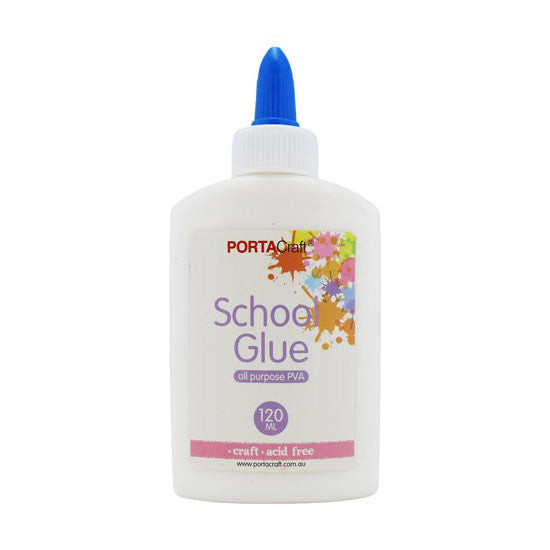 Porta Craft School Glue PVA White 120ml