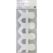 Porta Craft Cardstock Doll Fold Ups 10pc - Boys