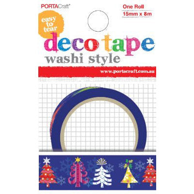 Porta Craft Christmas Tree Washi Tape 15mm x 10m