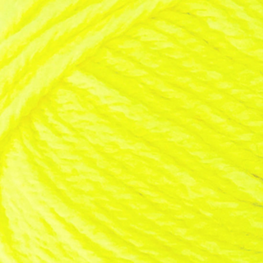 Acrylic Yarn 100g 189m 8ply Hi Viz Yellow