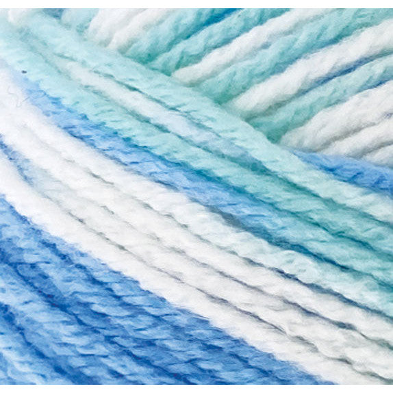 Acrylic Yarn 100g 189m 8ply Multi Sea Shimmer