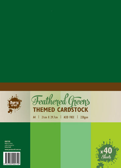 Colour Block Cardstock A4 40pk - Spice Market