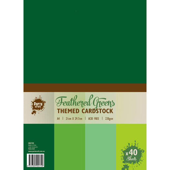 Colour Block Cardstock A4 40pk - Spice Market