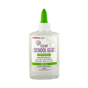 Porta Craft School Glue PVA Clear 120ml Repositionable