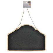 Porta Craft Wooden Hanging Chalkboard Double Sided - Fancy Design