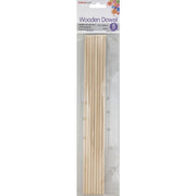 Craft Dowel 300x4.76mm 8pk Natural