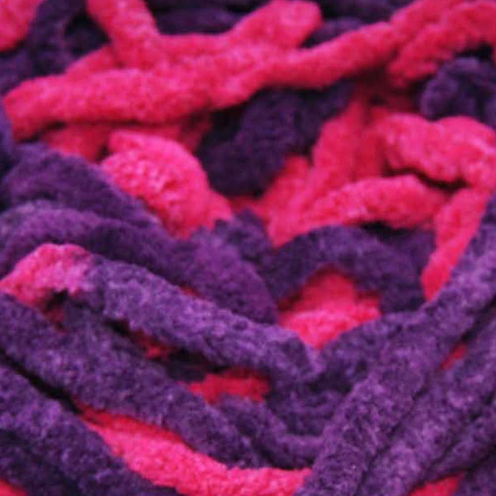 Chenille Blanket Yarn 100g 80m 12ply Magenta - Porta Craft | Craft Vault Australia
