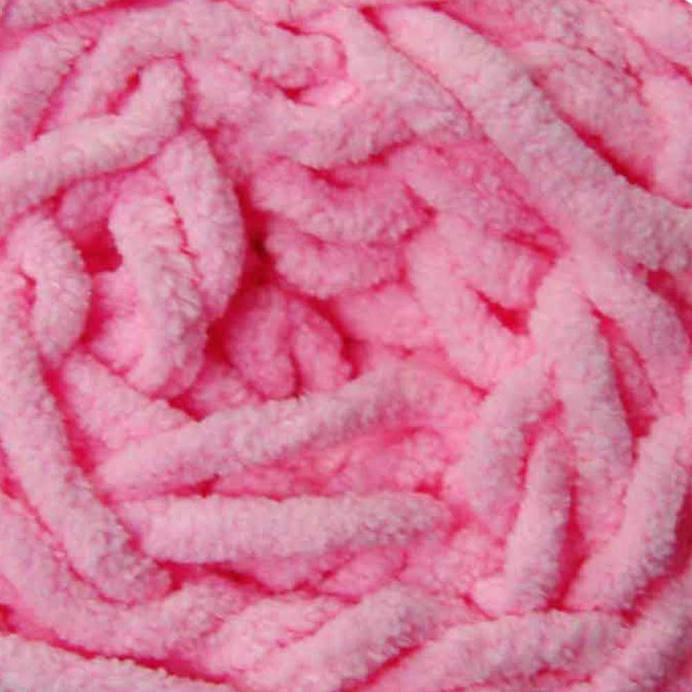 Chenille Blanket Yarn 100g 80m 12ply Light Pink