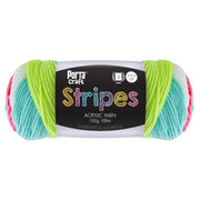 Stripes Acrylic Yarn 100g 188m 8ply Candy
