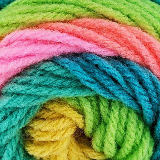 Stripes Acrylic Yarn 100g 188m 8ply Retro