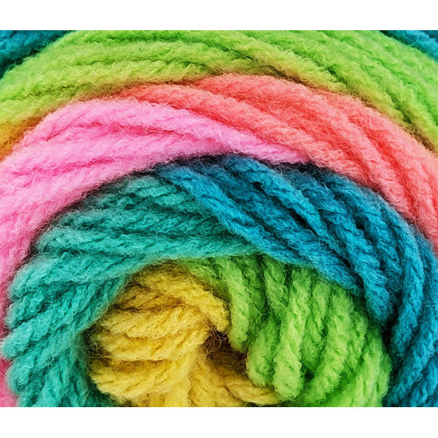Stripes Acrylic Yarn 100g 188m 8ply Retro