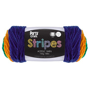 Stripes Acrylic Yarn 100g 188m 8ply Favourite
