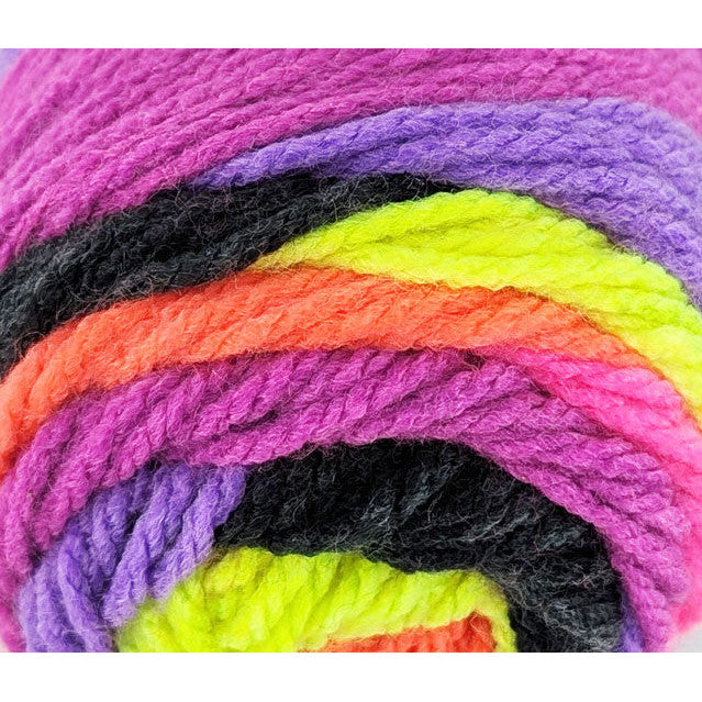 Stripes Acrylic Yarn 100g 188m 8ply Bright