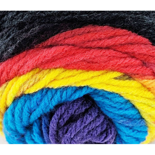 Stripes Acrylic Yarn 100g 188m 8ply Neon