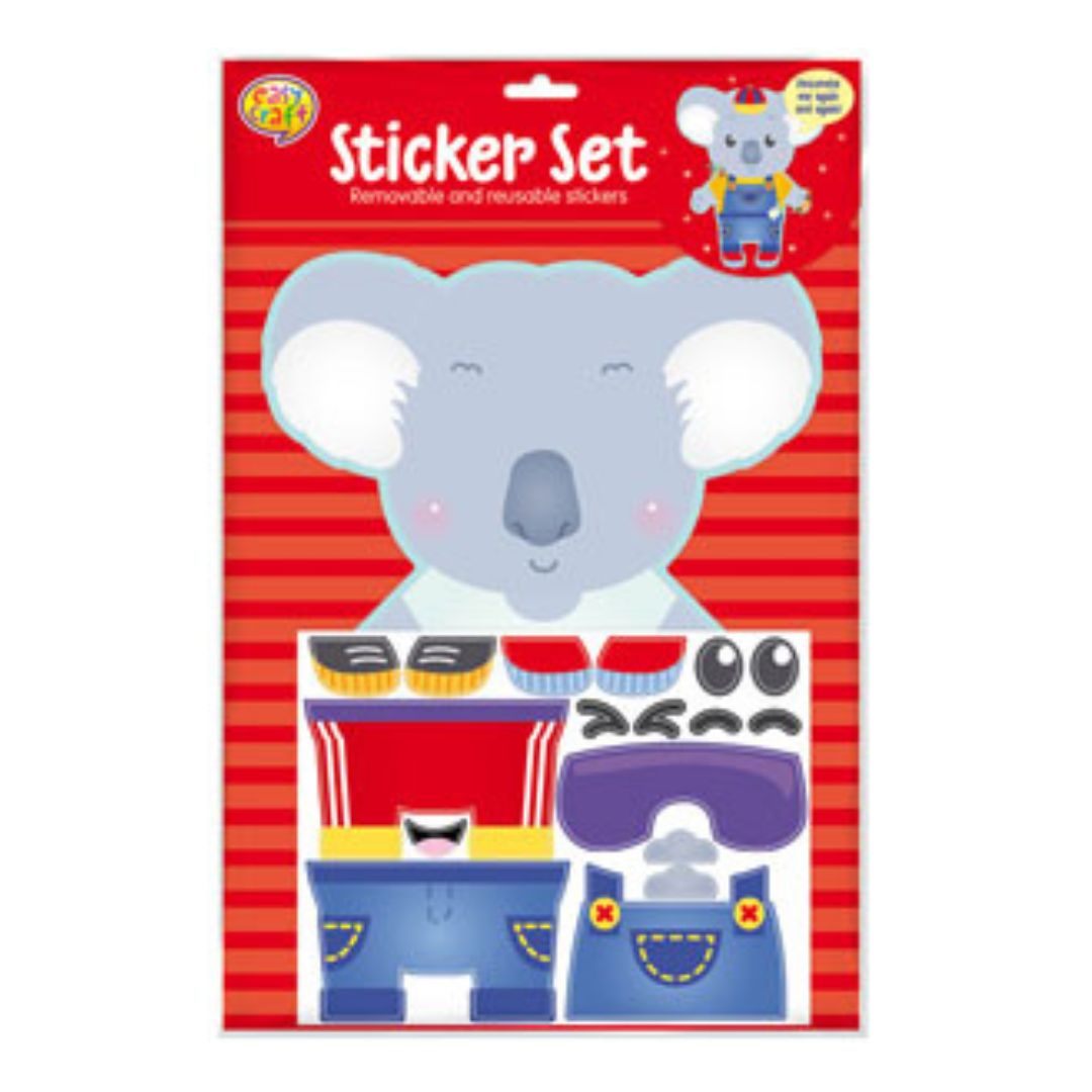Kids Sticker Dress Up Set - Koala
