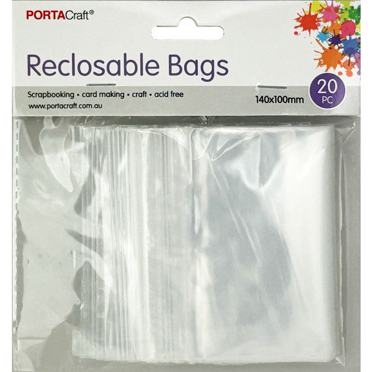 Clear reclosable bags for die cuts fabric pieces and project bundles