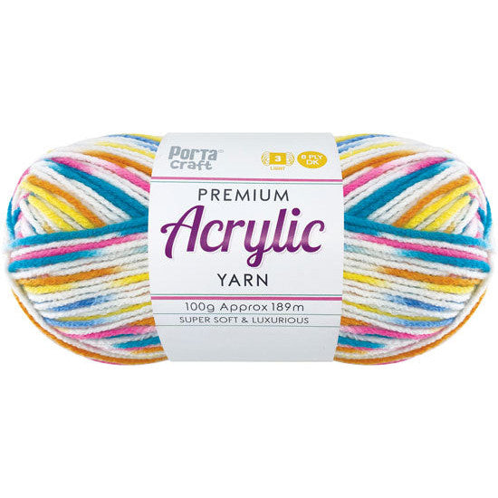 Acrylic Yarn 100g 189m 8ply Circus