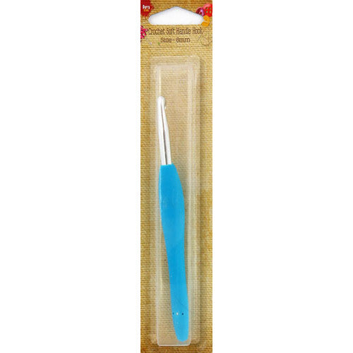 Porta Craft Soft Handle Crochet Hook 6.0mm 1pk