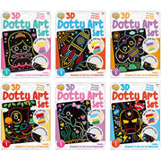 3D Dotty Art 6 Assorted