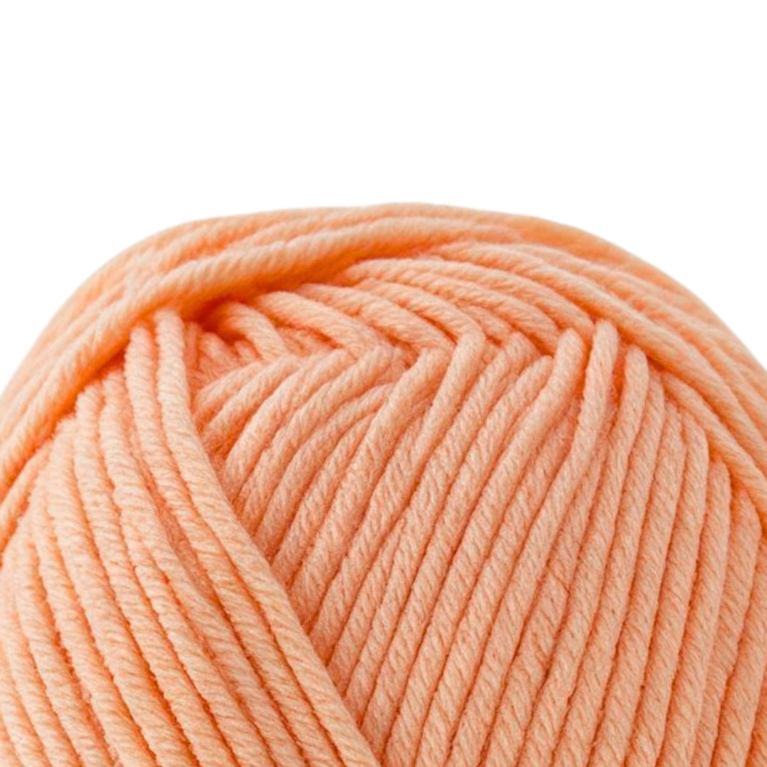 Luxe Cotton Blend Yarn 100g 220m 8ply Apricot