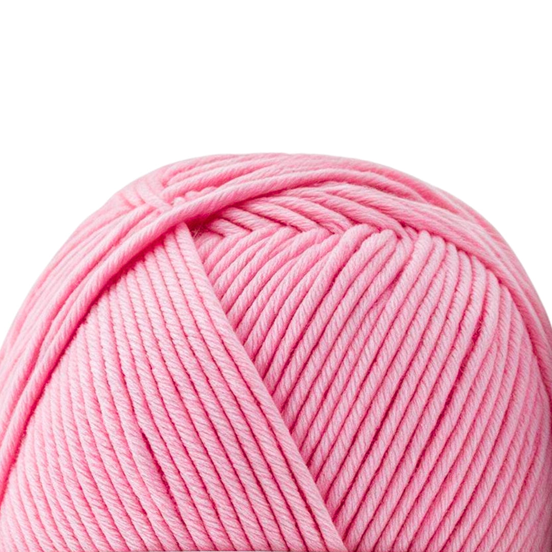 Luxe Cotton Blend Yarn 100g 220m 8ply Princess Pink