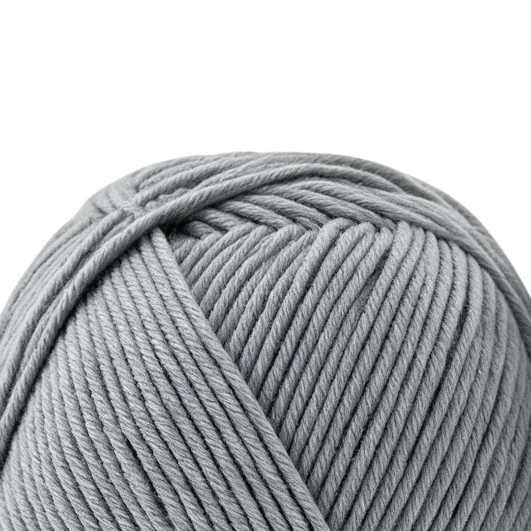 Luxe Cotton Blend Yarn 100g 220m 8ply Overcast