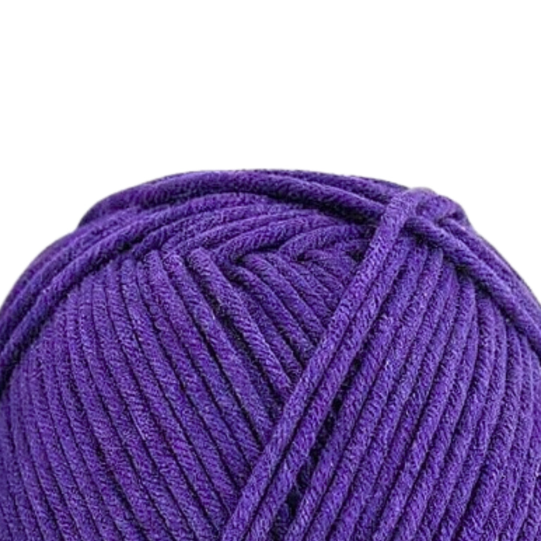 Luxe Cotton Blend Yarn 100g 220m 8ply Jacaranda