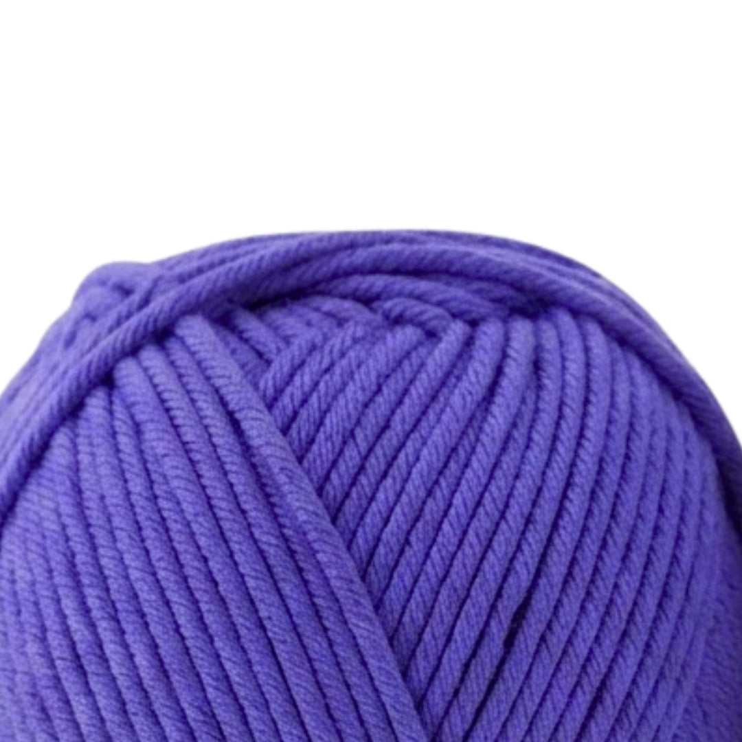 Luxe Cotton Blend Yarn 100g 220m 8ply Lilac