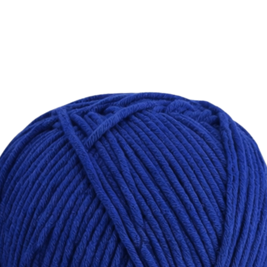 Luxe Cotton Blend Yarn 100g 220m 8ply Navy