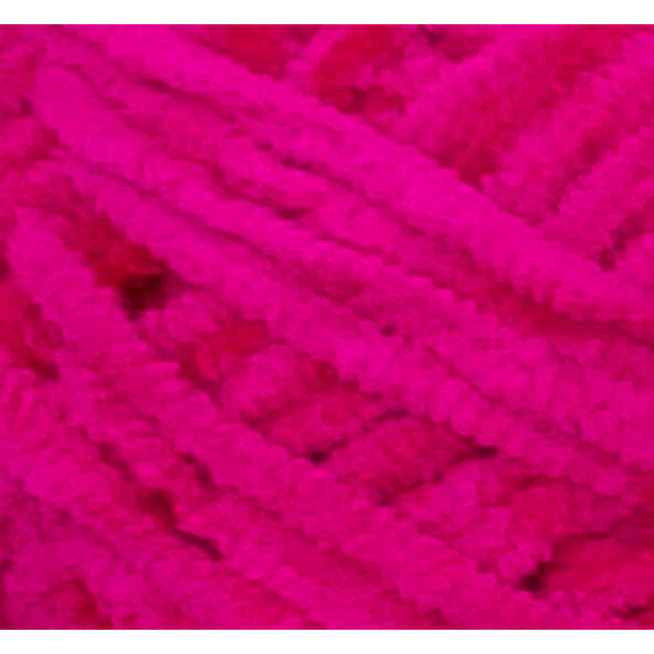 Velvetine Yarn 100g 150m Hot Pink