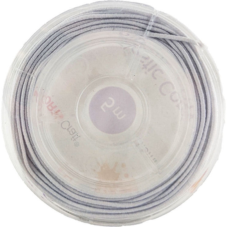 Bead & Jewellery Cord Elasticated  1.5mm 5m White