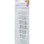 Porta Craft Mini Round Storage Containers 10ml 14pk