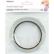 Porta Craft Double Sided Clear Tape - 10mm x 20m 3pk