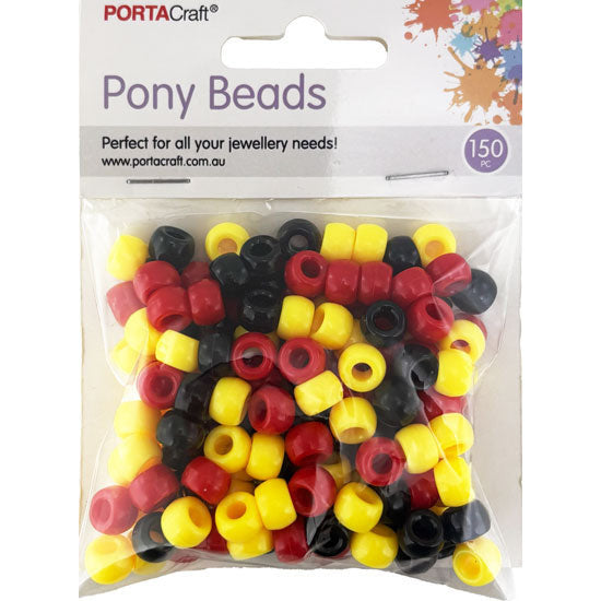 Porta Craft Indigenous Colour Mix Pony Beads