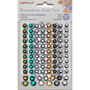 Porta Craft Craft Vault Rhinestones Asst Sizes 197pk - Crafter's Mine