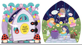 Make Your Own Fairy Door Craft Kit – Purple