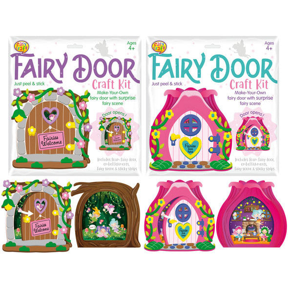 Fairy Door Foam Craft Kit 2pk