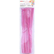 Craft Pipe Cleaners 6mm 50pc - Hot Pink
