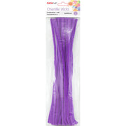 Craft Pipe Cleaners 6mm 50pc - Purple