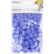Porta Craft Pom Poms 15mm 200pk - Lilac