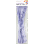 Craft Pipe Cleaners 6mm 50pc - Lilac