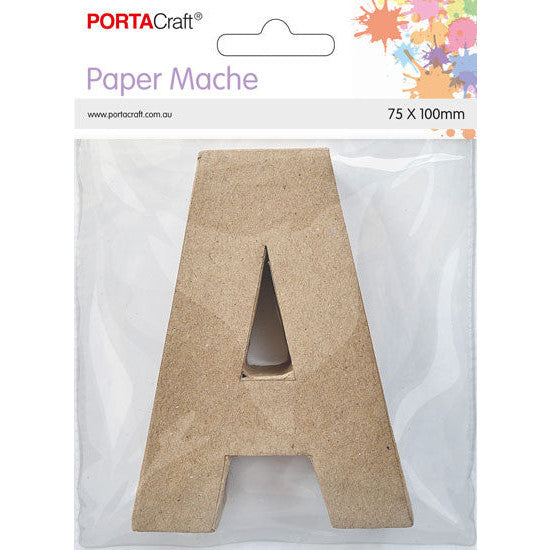 Porta Craft Paper Mache Small A - 7.5x10cm