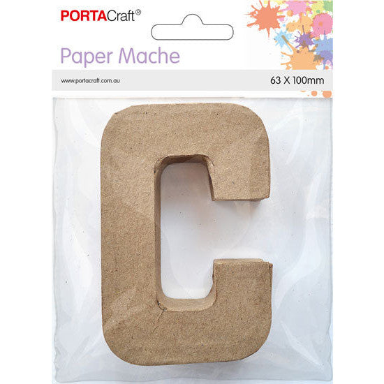 Porta Craft Paper Mache Small C - 6.3x10cm